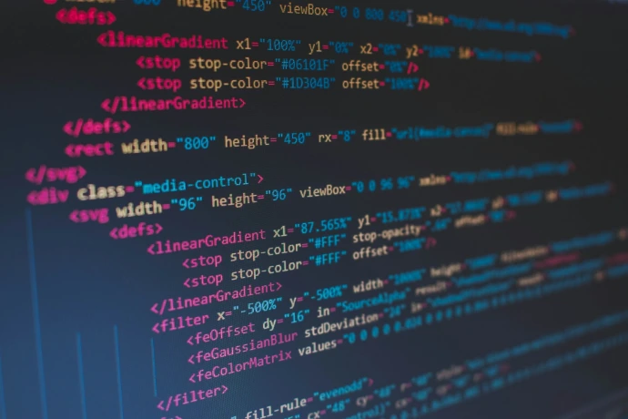 Programming code on a screen