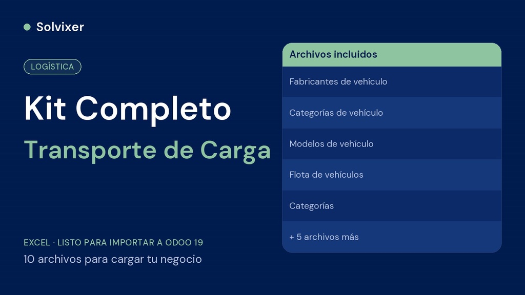 Complete Odoo Loading Kit (Freight Transport)