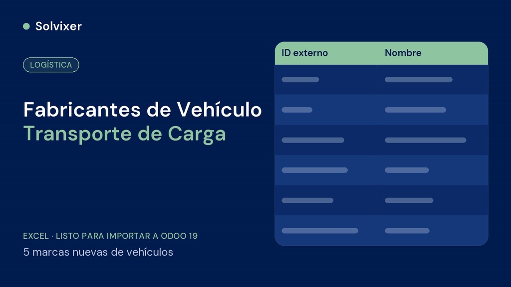 Fabricantes de Vehículo Transporte de Carga