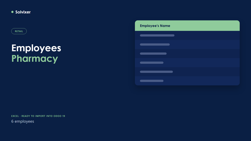 Pharmacy Employees (English)