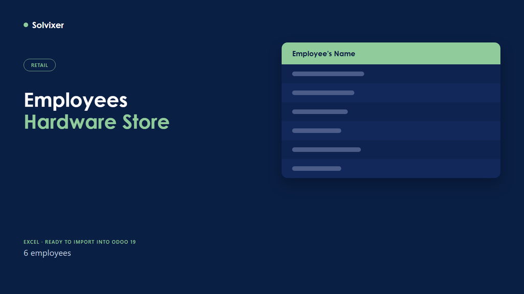 Hardware Store Employees (English)