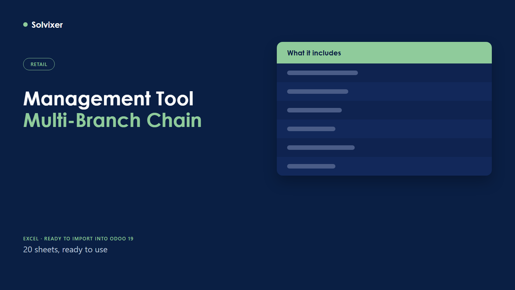 Management Tool Multi-Branch (English)