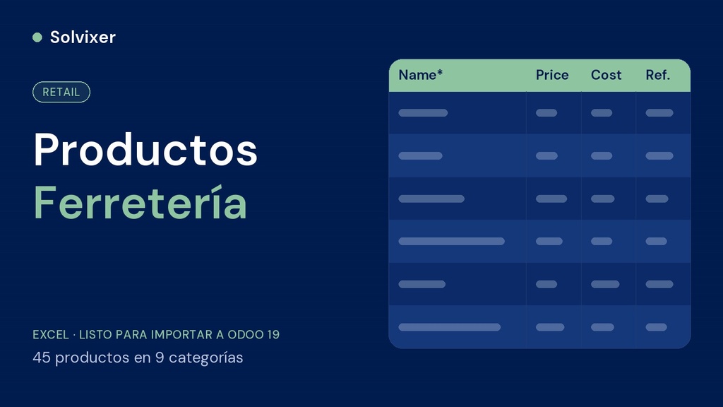Productos Ferretería