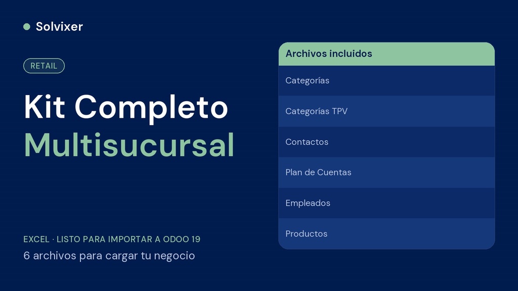 Complete Odoo Loading Kit (Multi-Branch)