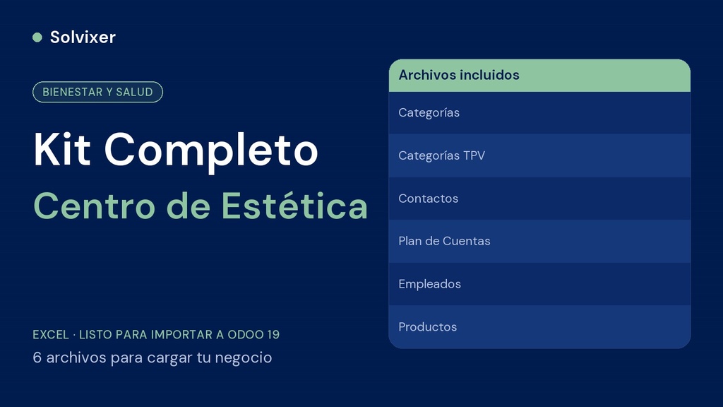 Complete Odoo Loading Kit (Aesthetics Center)