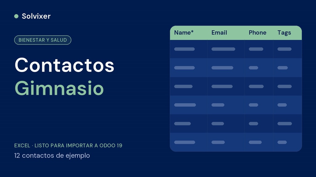 Contactos Gimnasio