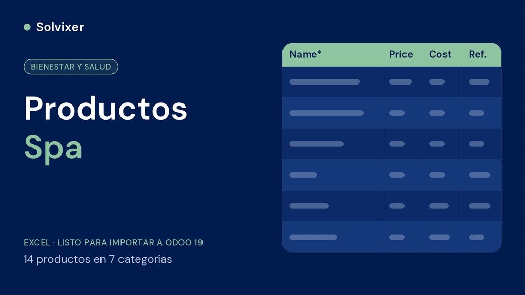 Productos Spa